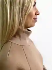 Бежевый свитшот с начесом baro