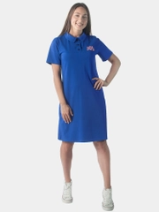 Платье-поло женское grl pwr КЛП1471П10 васильковый, KLERY