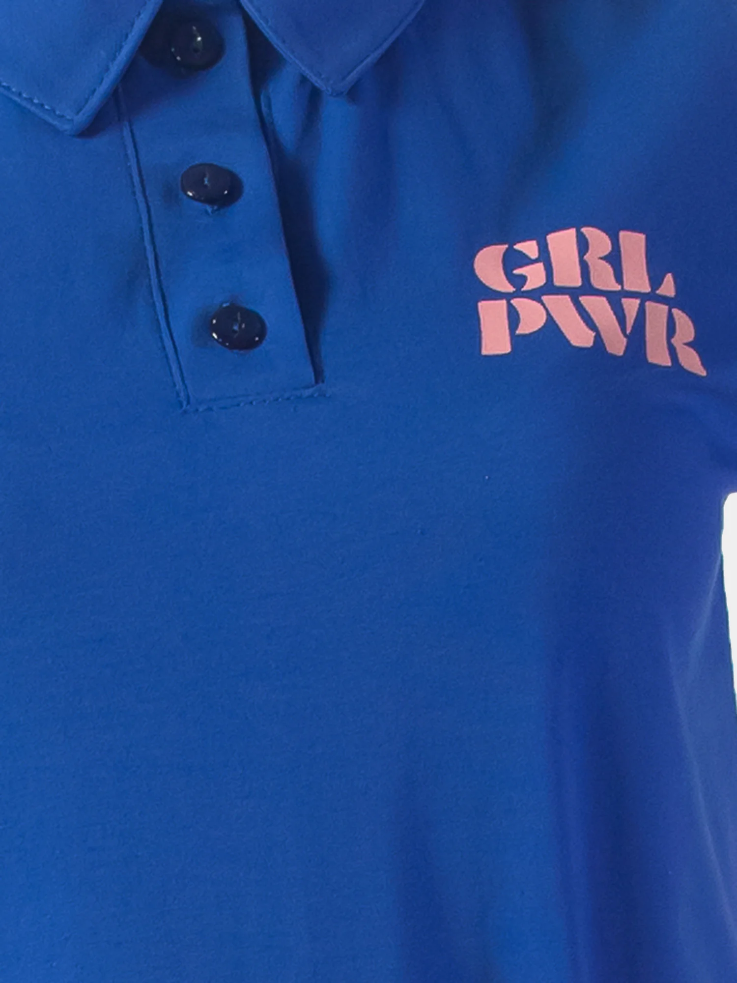 Платье-поло женское grl pwr КЛП1471П10 васильковый, KLERY