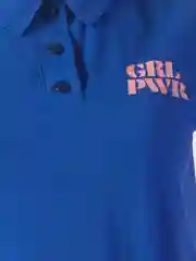 Платье-поло женское grl pwr КЛП1471П10 васильковый, KLERY