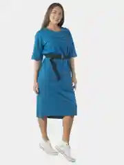 Платье женское too blessed to be stressed КЛП1455П2 индиго, KLERY