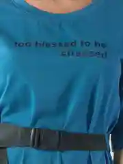 Платье женское too blessed to be stressed КЛП1455П2 индиго, KLERY