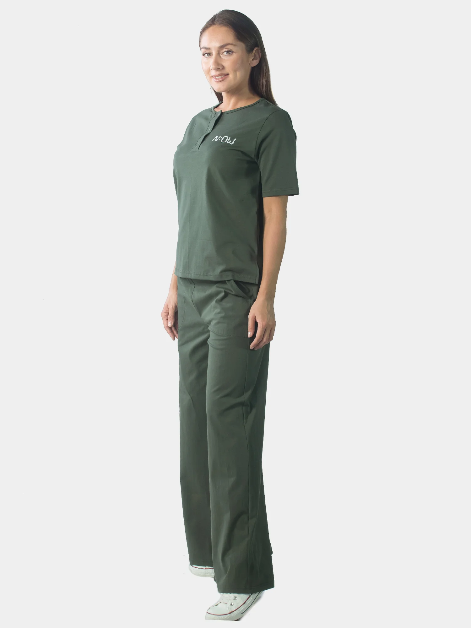 Костюм женский NOW КЛК1472П3 хаки, KLERY