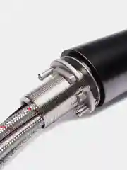 Черный смеситель для кухни ПСМ-ПРОФСАН PSM-301-9 STEEL с выдвижной лейкой тип