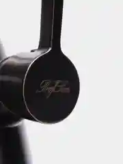 Черный смеситель для кухни ПСМ-ПРОФСАН PSM-301-9 STEEL с выдвижной лейкой тип