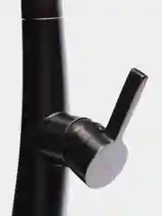 Черный смеситель для кухни ПСМ-ПРОФСАН PSM-301-9 STEEL с выдвижной лейкой тип