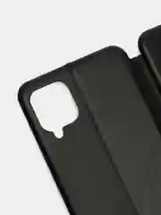 Черный чехол-книжка Samsung Galaxy A12 / M12 (Самсунг галакси А12 / М12)