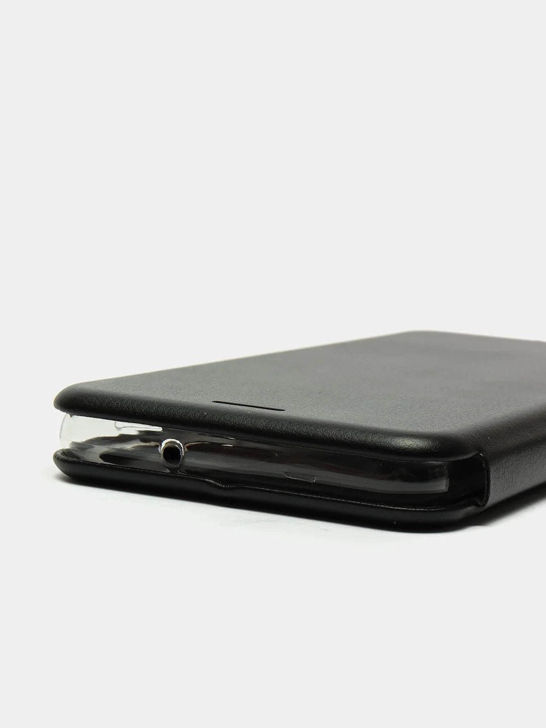 Черный чехол-книжка Samsung Galaxy A12 / M12 (Самсунг галакси А12 / М12)