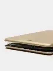 Золотой чехол книжка Huawei Honor 9X Lite, Хуавей Хонор 9Х Лайт