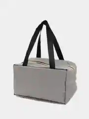 Серый сумка-косметичка на замке 25 х 15 х 15 см