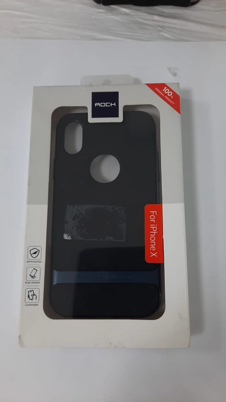 Чехол для iPhone X Rock Royce PC  +силикон  (Синий)