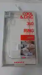 Чехол для iPhone X Momax Glossy Edge  (Белый)
