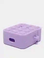 Лавандовый чехол для беспроводных наушников AirPods Антистресс Pop it