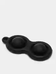Черный чехол для беспроводных наушников AirPods Антистресс Pop it