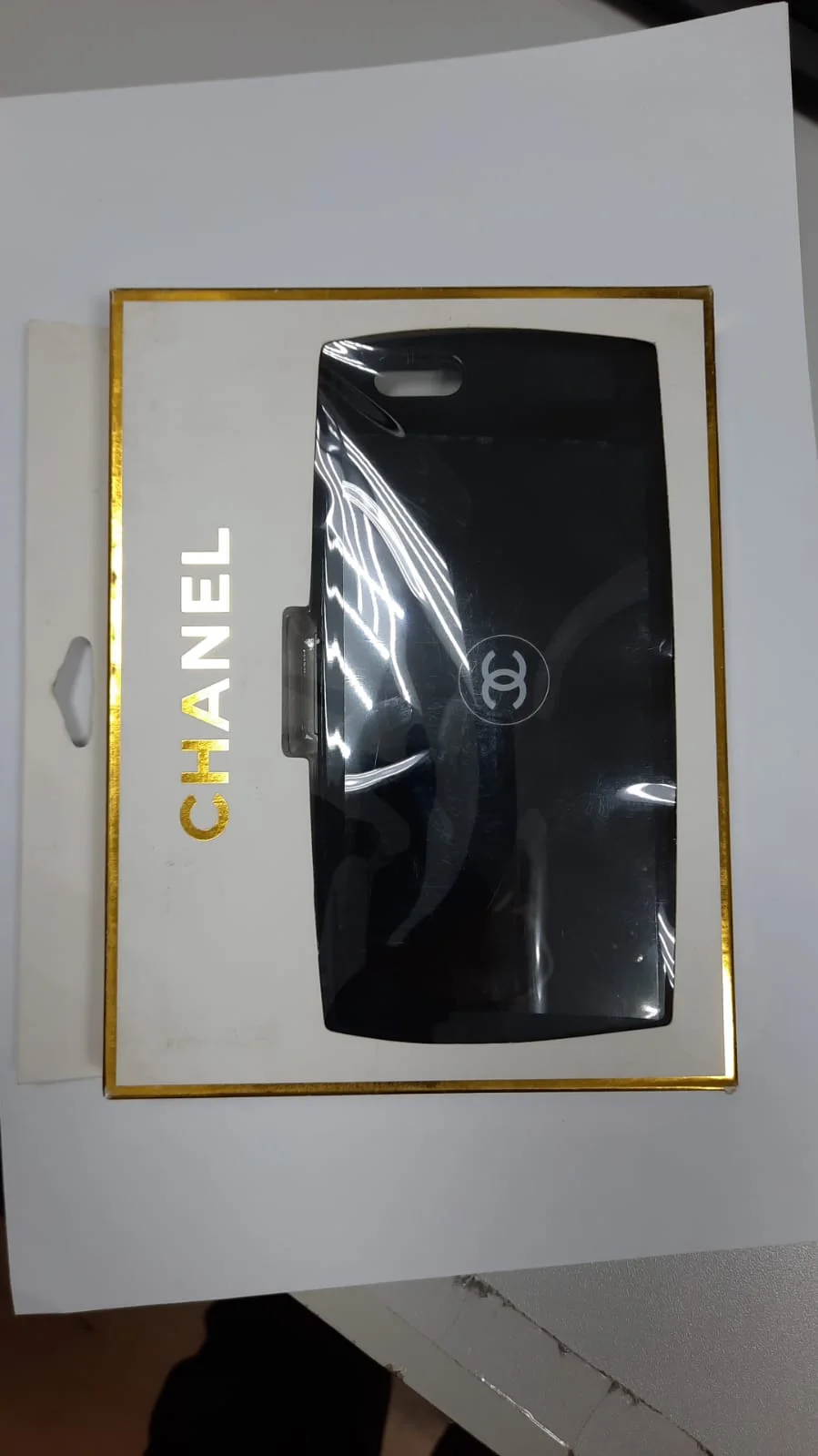 Черный чехол для iPhone 6+/6S+ Пудра (3 цвета)
