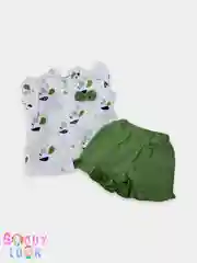 Зеленый детский костюм для малышей/ Костюм для девочек 80-110