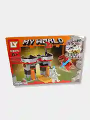 Алый конструкторы "Майнкрафт My World" по мотивам игры Майнкрафт, 130-141 деталь