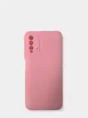 Розовый силиконовый чехол для Xiaomi Redmi 9T (Сяоми редми 9Т)