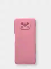 Розовый чехол на Xiaomi Poco X3 (NFC) / X3 Pro силиконовый, сяоми поко