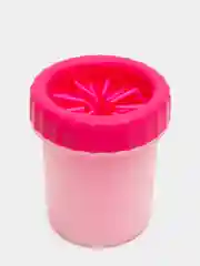 Розовый лапомойка для собак и кошек