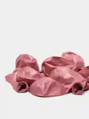 Розовый шары воздушные, хром