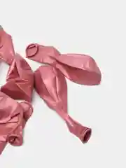 Розовый шары воздушные, хром