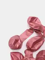 Розовый шары воздушные, хром
