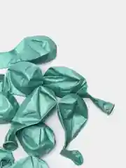 Белый шары воздушные, хром
