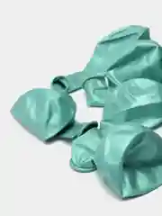 Белый шары воздушные, хром