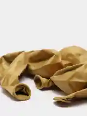 Золотой шары воздушные, хром