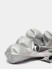 Серебряный шары воздушные, хром