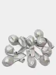 Серебряный шары воздушные, хром