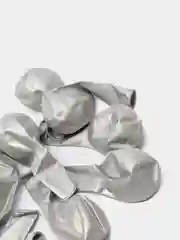 Серебряный шары воздушные, хром