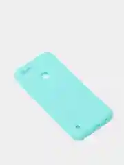Белый чехол силиконовый Realme C21 Реалми С21 цветной, матовый