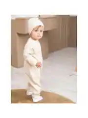 Бежевый комбинезон для новорожденного, из селаника