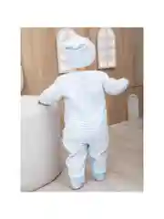 Голубой комбинезон для новорожденного, из селаника