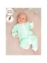 Салатовый комбинезон для новорожденного, из селаника