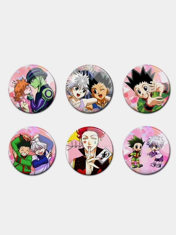 Значки по мотивам аниме Хантер х Хантер (Hunter x Hunter)