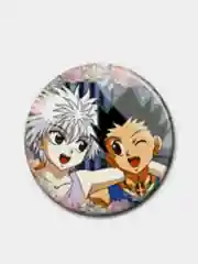 Бежевый значки по мотивам аниме Хантер х Хантер (Hunter x Hunter)