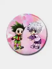 Индиго значки по мотивам аниме Хантер х Хантер (Hunter x Hunter)