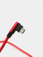 Красный кабель микро usb локоть 2А / Угловой кабель для зарядки телефона