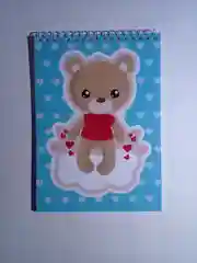 Алый блокнот "Детский"
