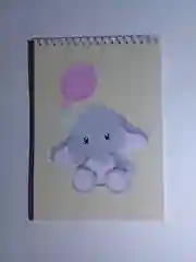 Алый блокнот "Детский"