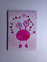 Алый блокнот "Детский"