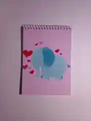 Алый блокнот "Детский"