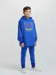 Синий спортивный детский костюм ALGA