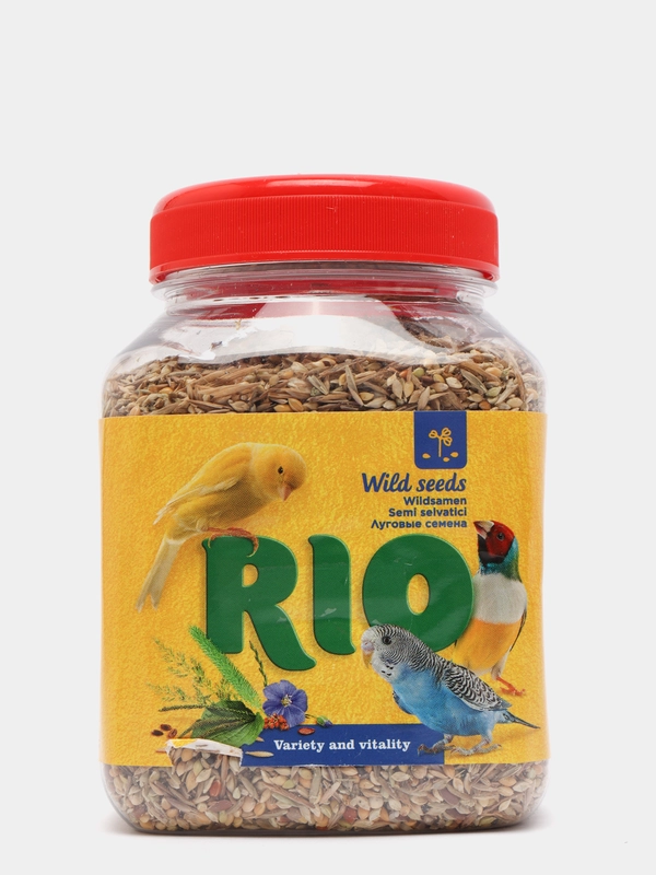 Лакомство RIO семена луговых трав для птиц, 240 г