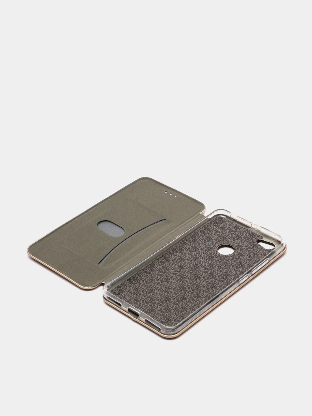 Золотой чехол-книжка на Xiaomi Redmi Note 5A / Redmi Note 5A Prime, Сяоми Редми Нот 5А, 5А Прайм
