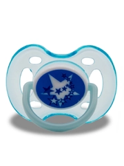 Соска-пустышка Baby Land  ночная силиконовая круглая, 0 мес+