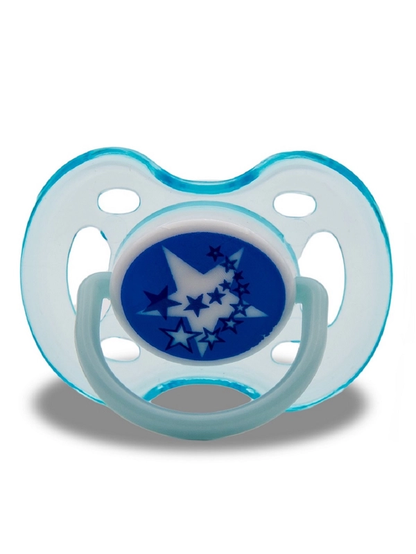 Соска-пустышка Baby Land  ночная силиконовая круглая, 0 мес+